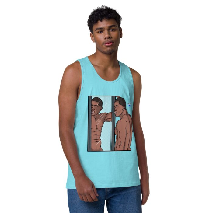 Men’s premium tank top - Man in the Mirror - Image 37