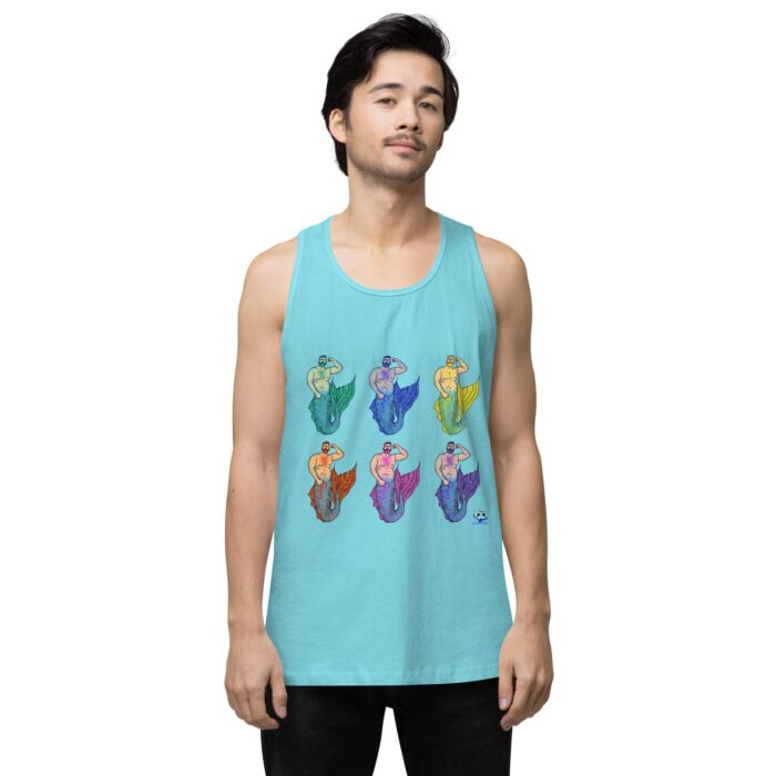 Men’s premium tank top - MerCub Multi - Image 51