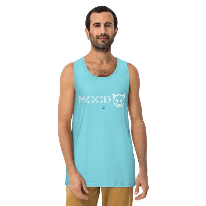 Men’s premium tank top - Mood Devil Emoji - Image 21