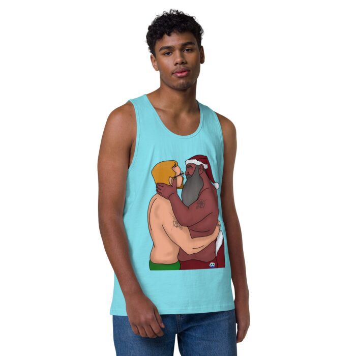Men’s premium tank top - Mr & Mr Clause - Image 41