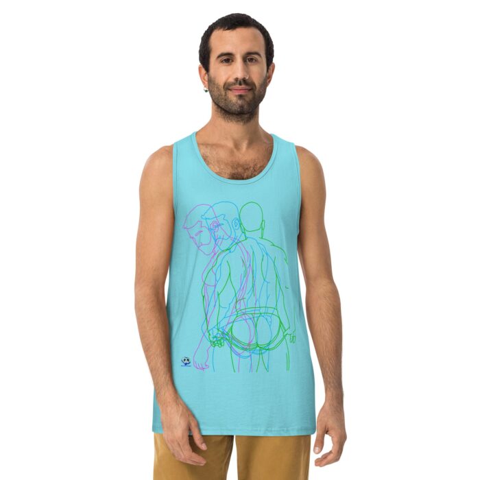 Men’s premium tank top - Neon - Image 22