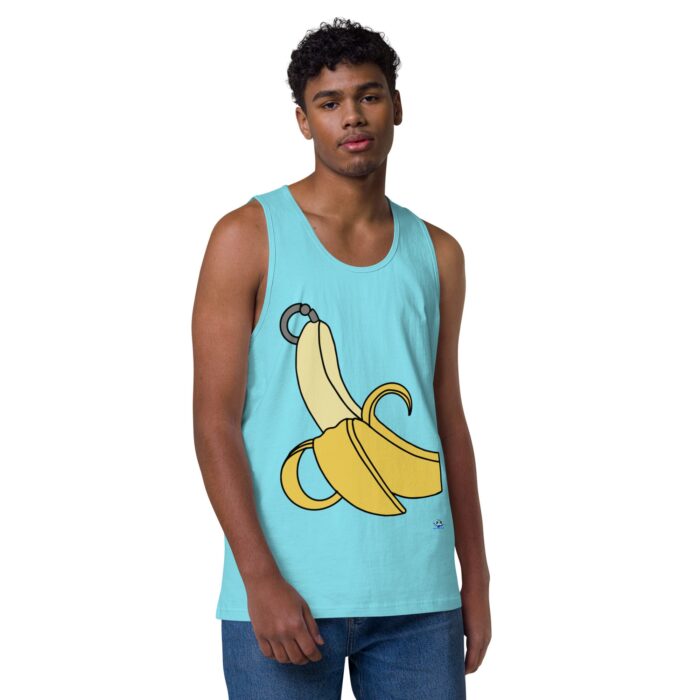 Men’s premium tank top - Pierced Banana - Image 41