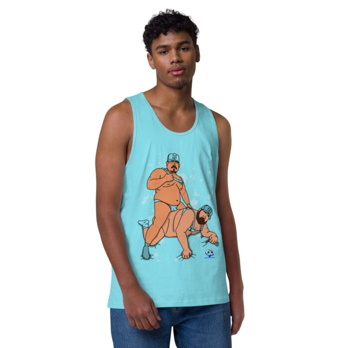 Men’s premium tank top - Ride 'Em - Image 41