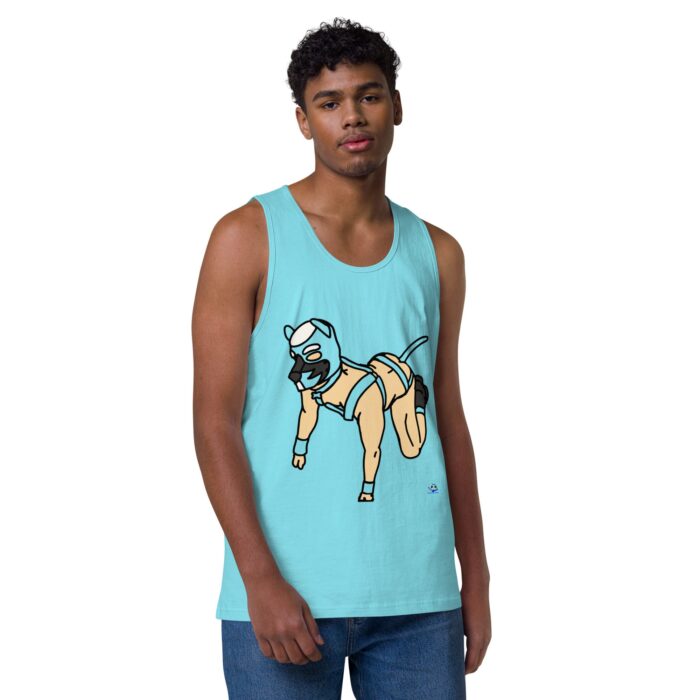 Men’s premium tank top - Pup Play - Image 41