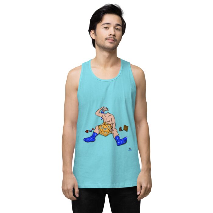 Men’s premium tank top - Roll for Charisma - Image 41