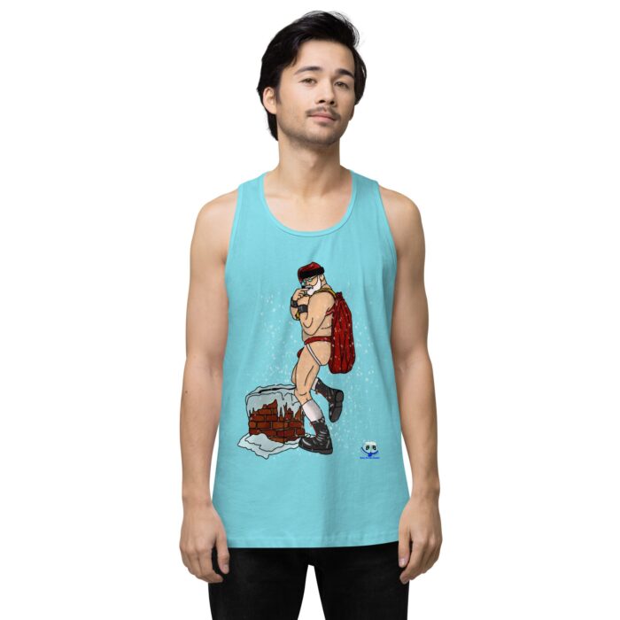 Men’s premium tank top - Santa's Sack - Image 52