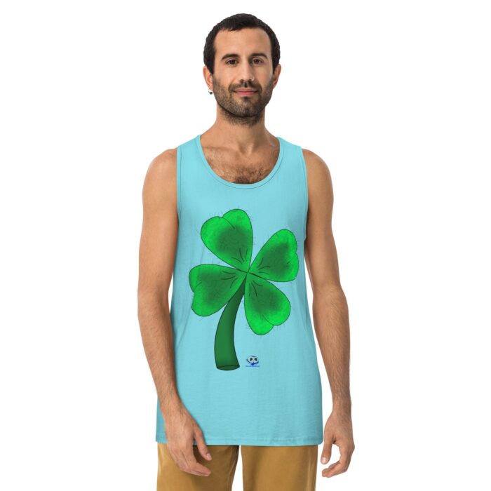 Men’s premium tank top - Shamrocky Mountain Oysters - Image 22