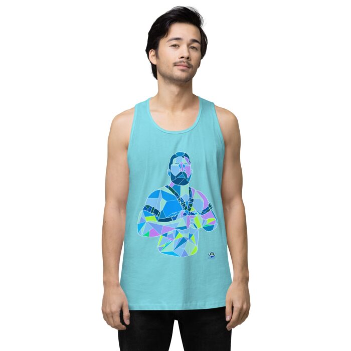 Men’s premium tank top - Shattered - Image 51