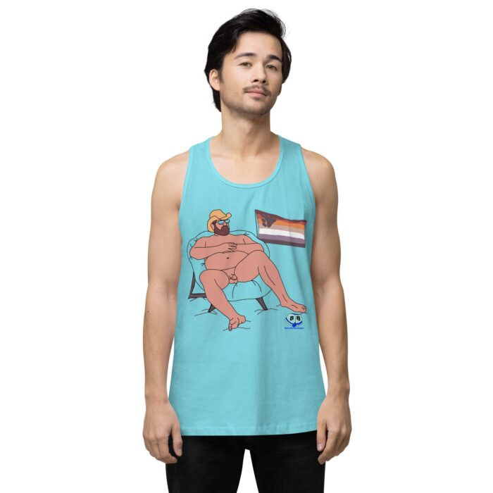 Men’s premium tank top - Beach Day - Image 46