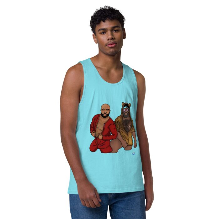Men’s premium tank top - Sleepover - Image 41