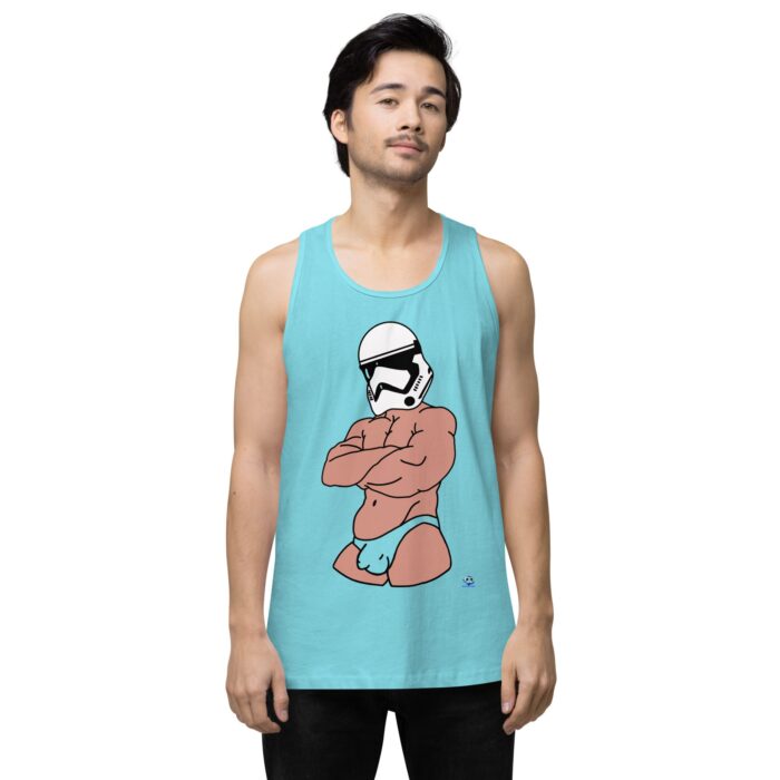 Men’s premium tank top - Super Trooper - Image 51
