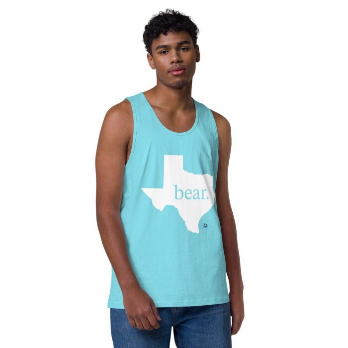 Men’s premium tank top - Texas Bear - Image 41