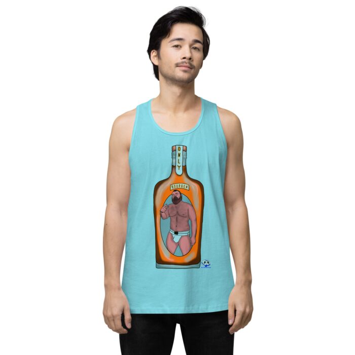 Men’s premium tank top - Two Fingers - Image 51