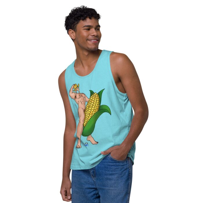 Men’s premium tank top - Aww Shucks - Image 43