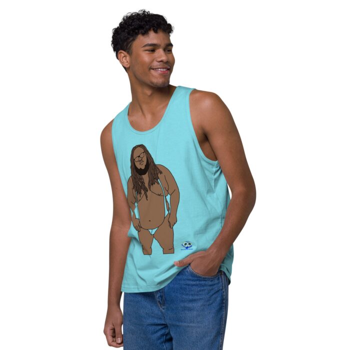 Men’s premium tank top - Chub with Dreadlocks - Image 43