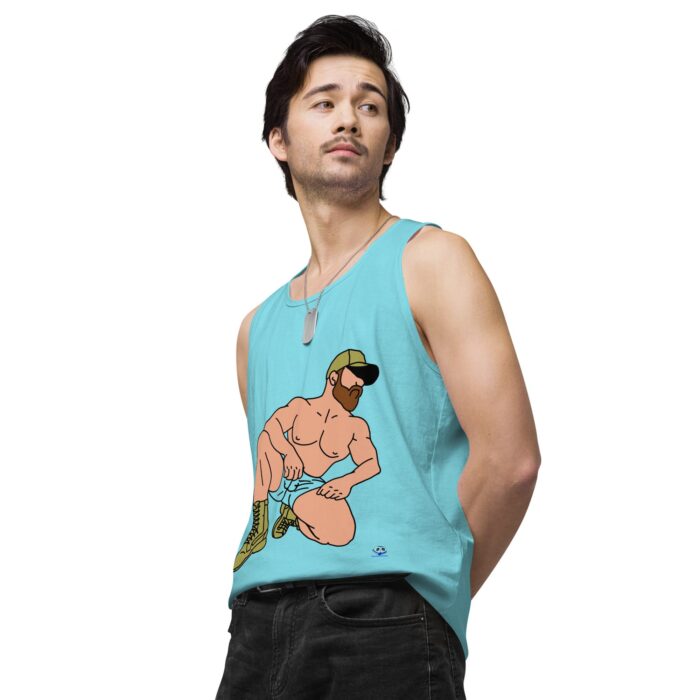 Men’s premium tank top - Combat Boots - Image 54