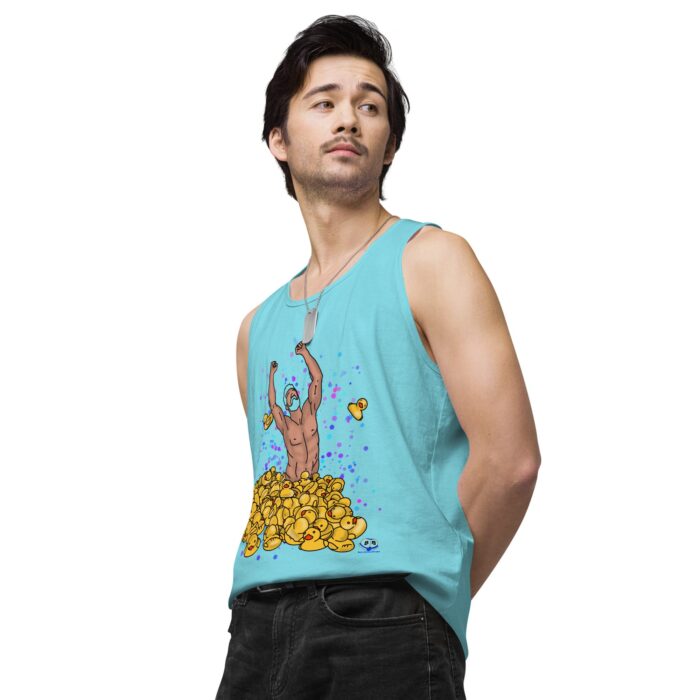 Men’s premium tank top - Cruising for Ducks - Image 55