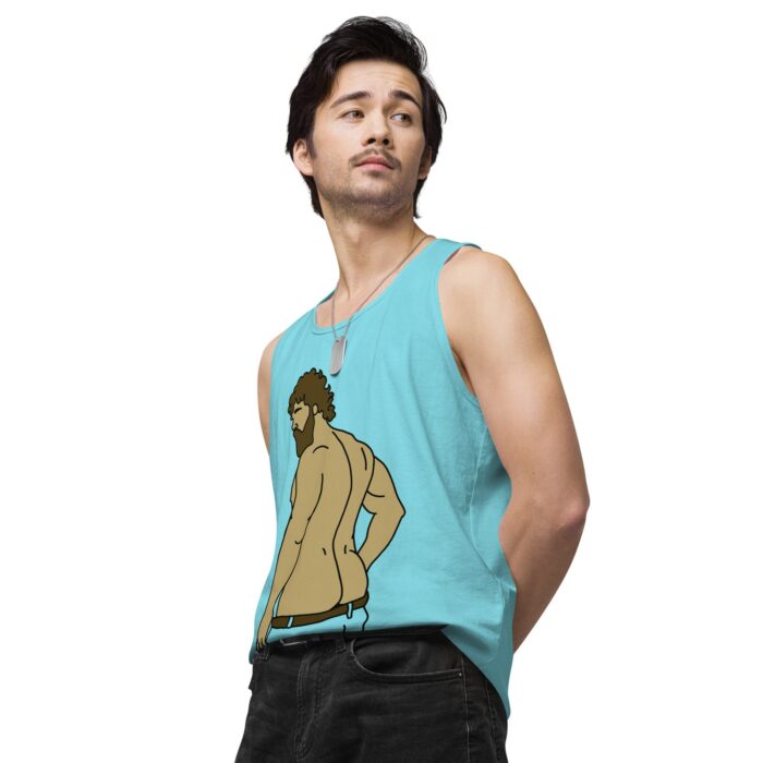 Men’s premium tank top - Curly Hair and All that Ass - Image 54