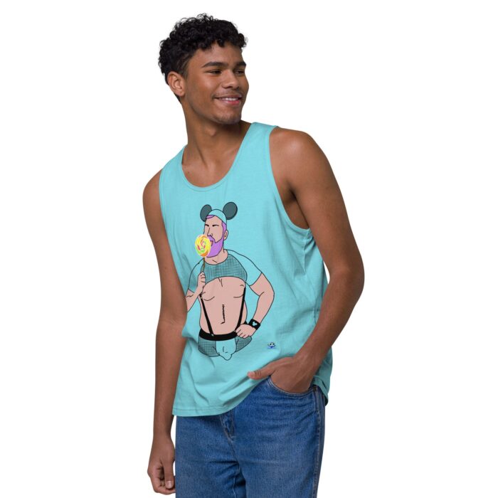 Men’s premium tank top - Disney Sucker - Image 43