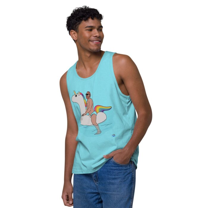 Men’s premium tank top - Float - Image 43