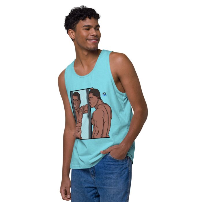 Men’s premium tank top - Man in the Mirror - Image 39