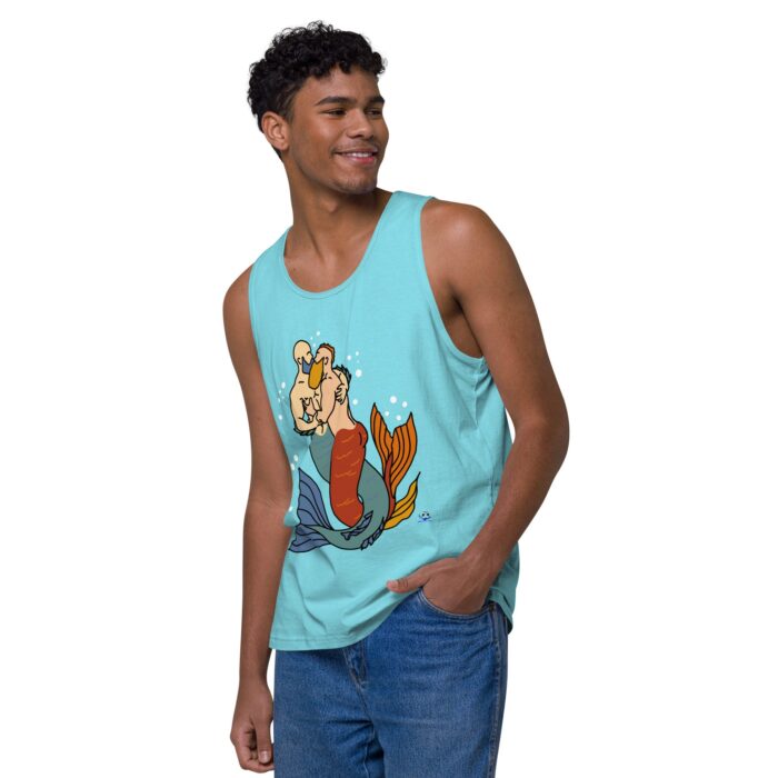 Men’s premium tank top - MerMen - Image 43