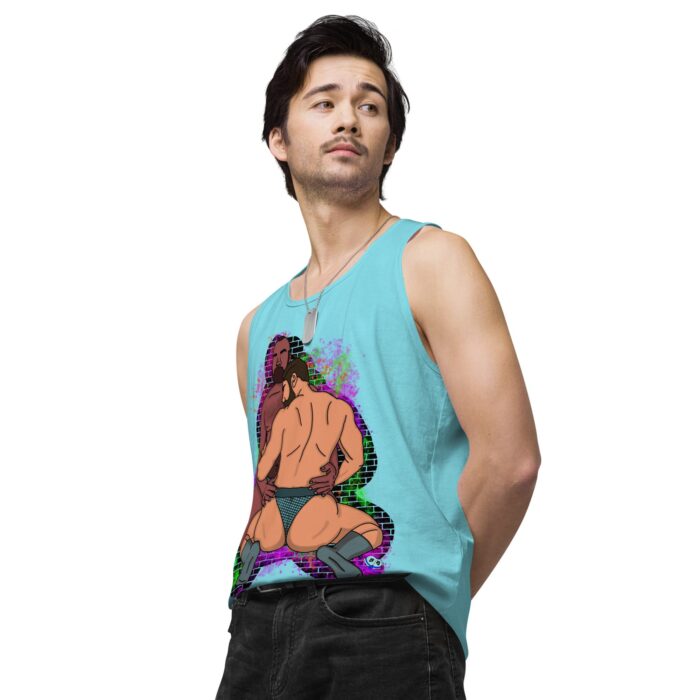 Men’s premium tank top - Mesh - Image 54