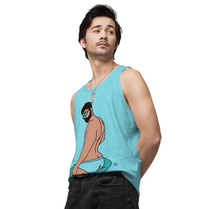 Men’s premium tank top - Pool Boy - Image 54