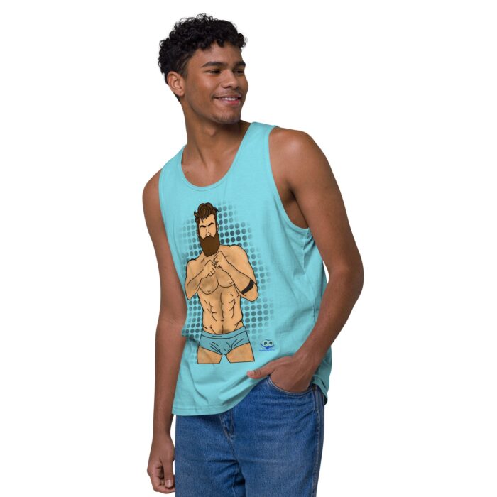 Men’s premium tank top - Put Up Your Dukes - Image 43
