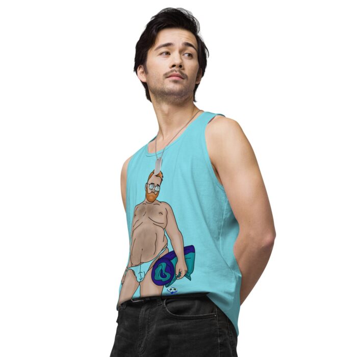 Men’s premium tank top - Ready for the Pool - Image 54