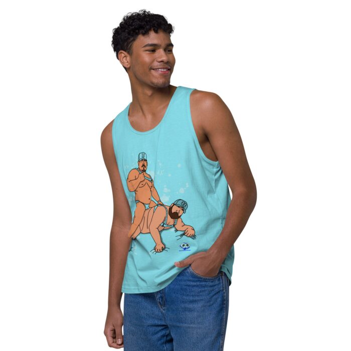 Men’s premium tank top - Ride 'Em - Image 43