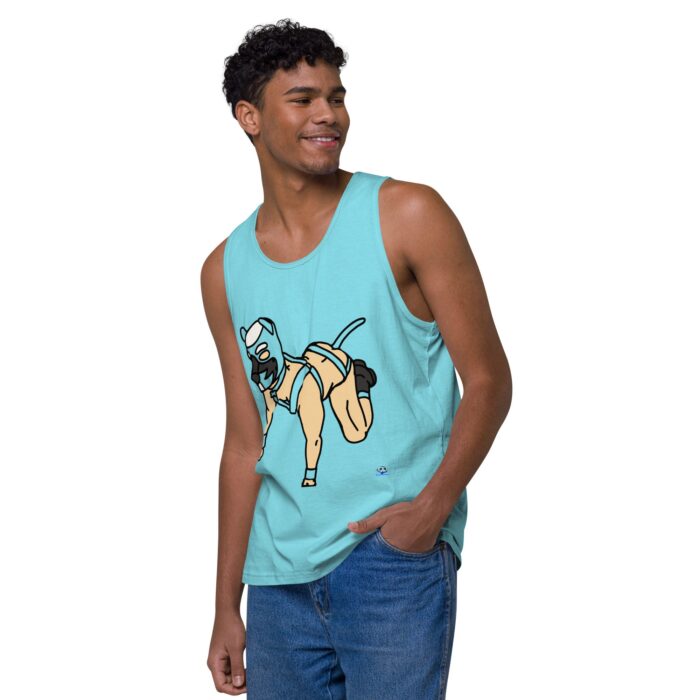 Men’s premium tank top - Pup Play - Image 43