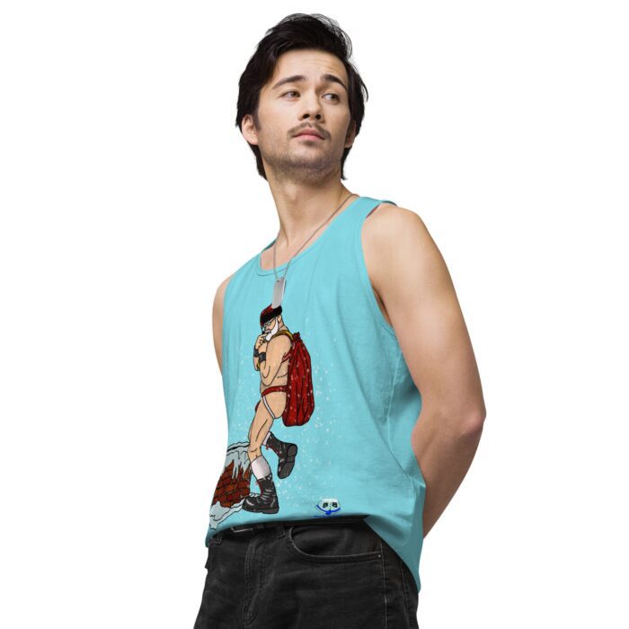Men’s premium tank top - Santa's Sack - Image 54