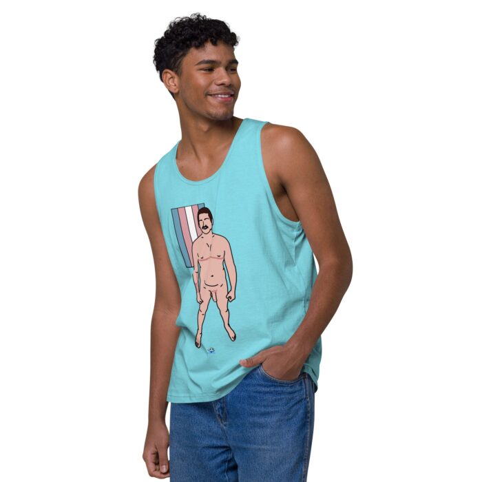 Men’s premium tank top - Scars - Image 44