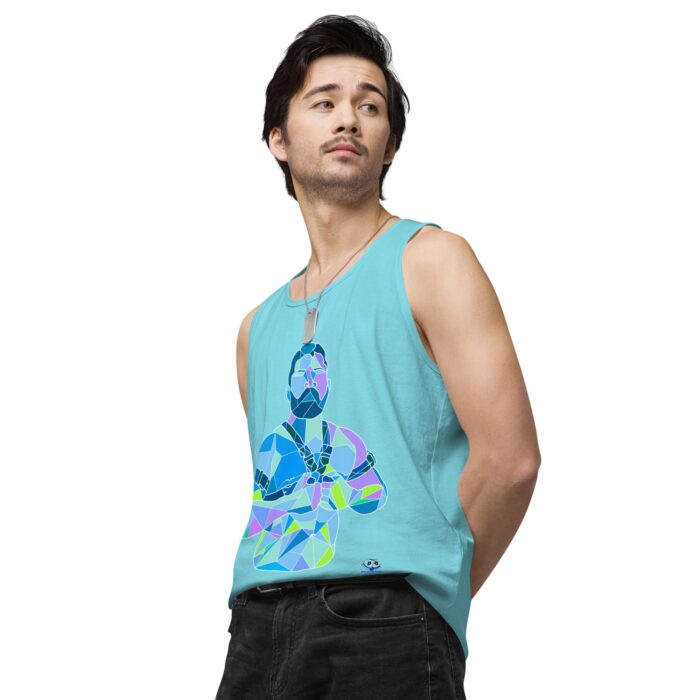 Men’s premium tank top - Shattered - Image 54