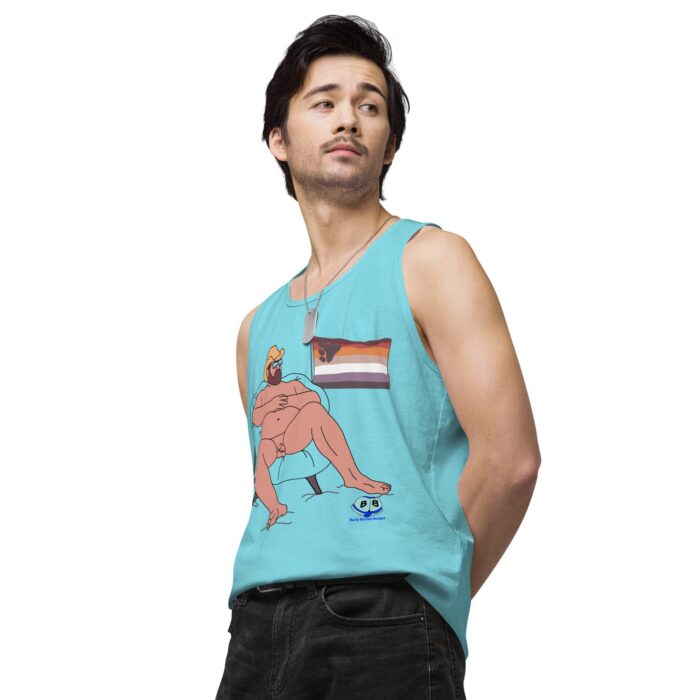 Men’s premium tank top - Beach Day - Image 49