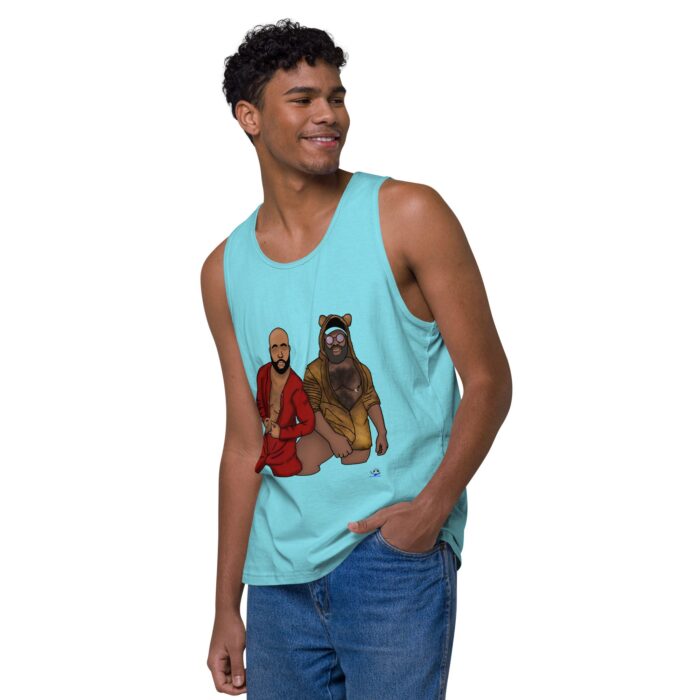 Men’s premium tank top - Sleepover - Image 43