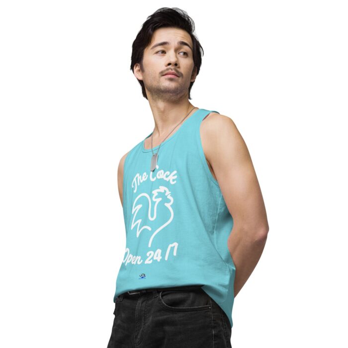 Men’s premium tank top - The Cock Open 24/7 - Image 54