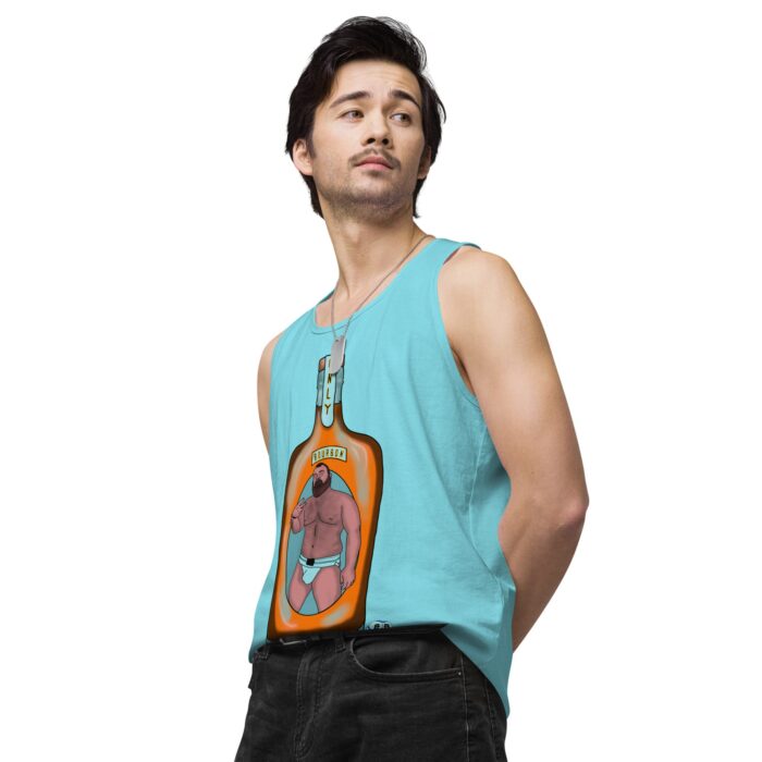 Men’s premium tank top - Two Fingers - Image 54