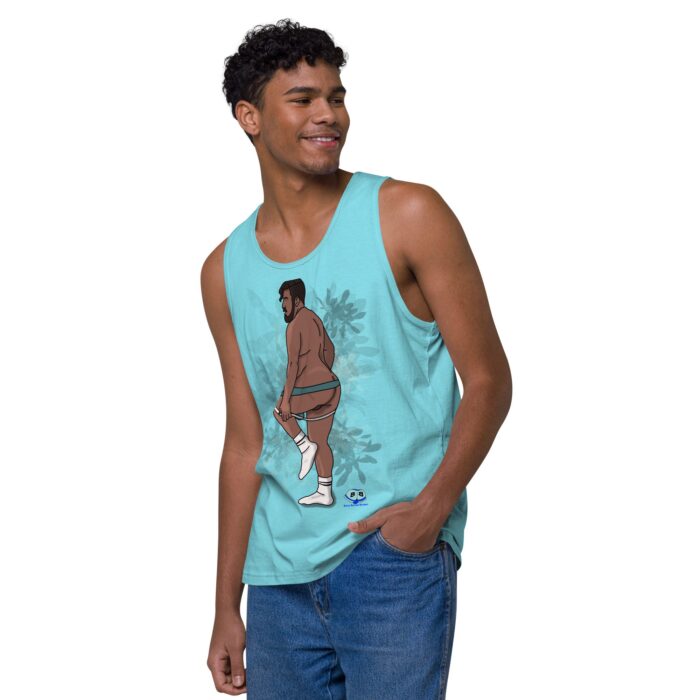 Men’s premium tank top - Undress - Image 43