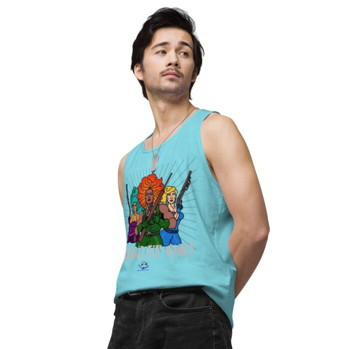 Men’s premium tank top - War on Drag - Image 54