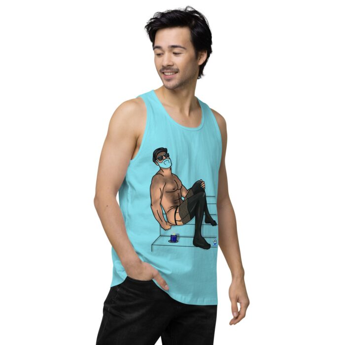Men’s premium tank top - Leather and Lace - Image 54