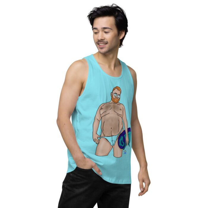 Men’s premium tank top - Ready for the Pool - Image 53