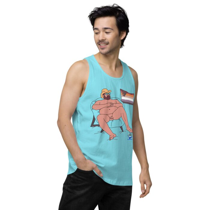 Men’s premium tank top - Beach Day - Image 48