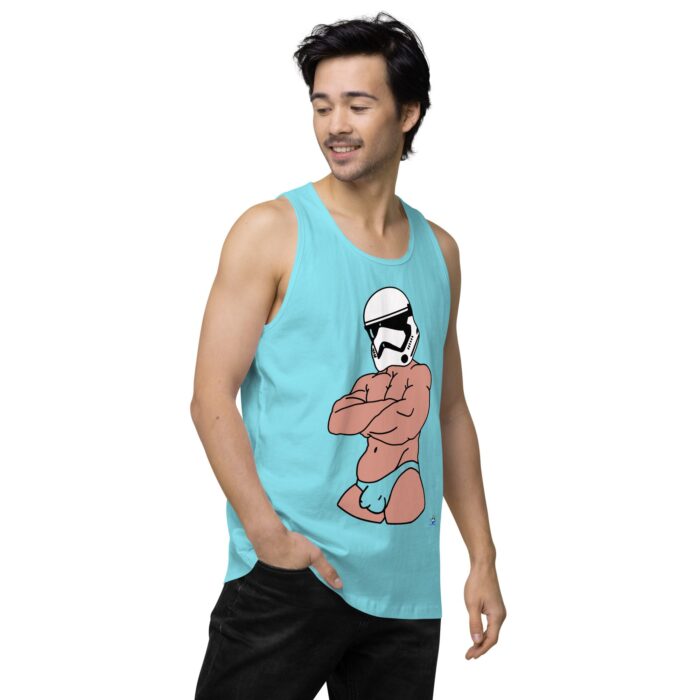 Men’s premium tank top - Super Trooper - Image 53