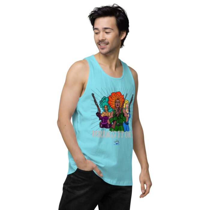 Men’s premium tank top - War on Drag - Image 53