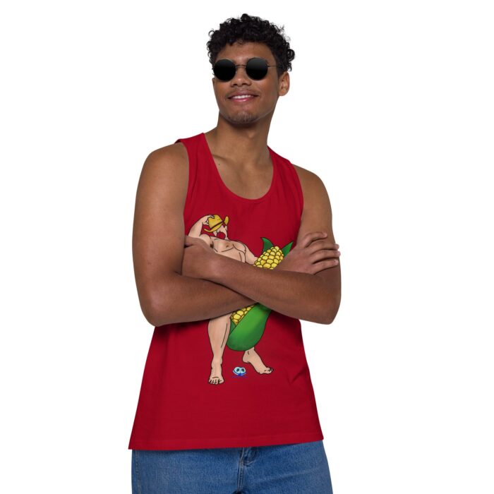 Men’s premium tank top - Aww Shucks - Image 11
