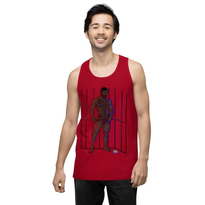 Men’s premium tank top - Busted - Image 13