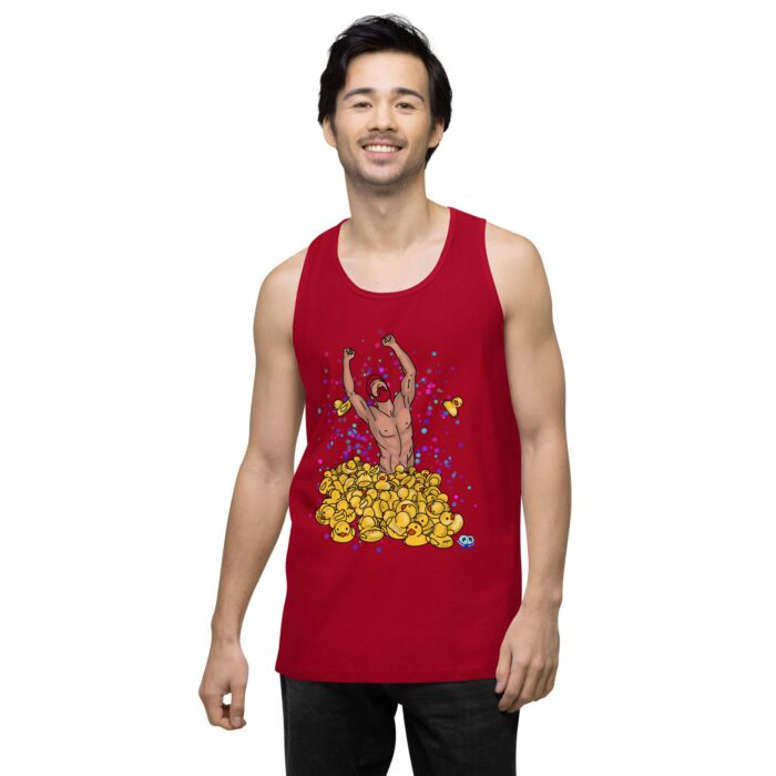 Men’s premium tank top - Cruising for Ducks - Image 13