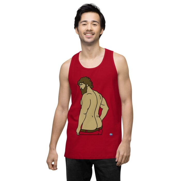 Men’s premium tank top - Curly Hair and All that Ass - Image 13